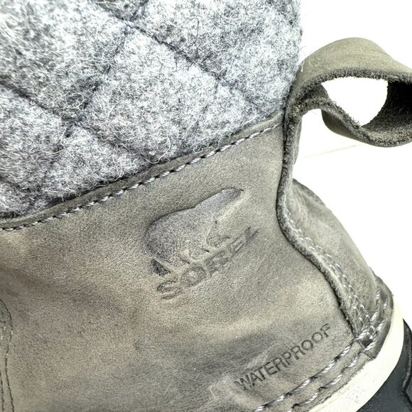 SOREL Slimpack III Quarry Boots Womens 6.5 Waterproof Leather Winter NL3810-052 - Picture 5 of 11